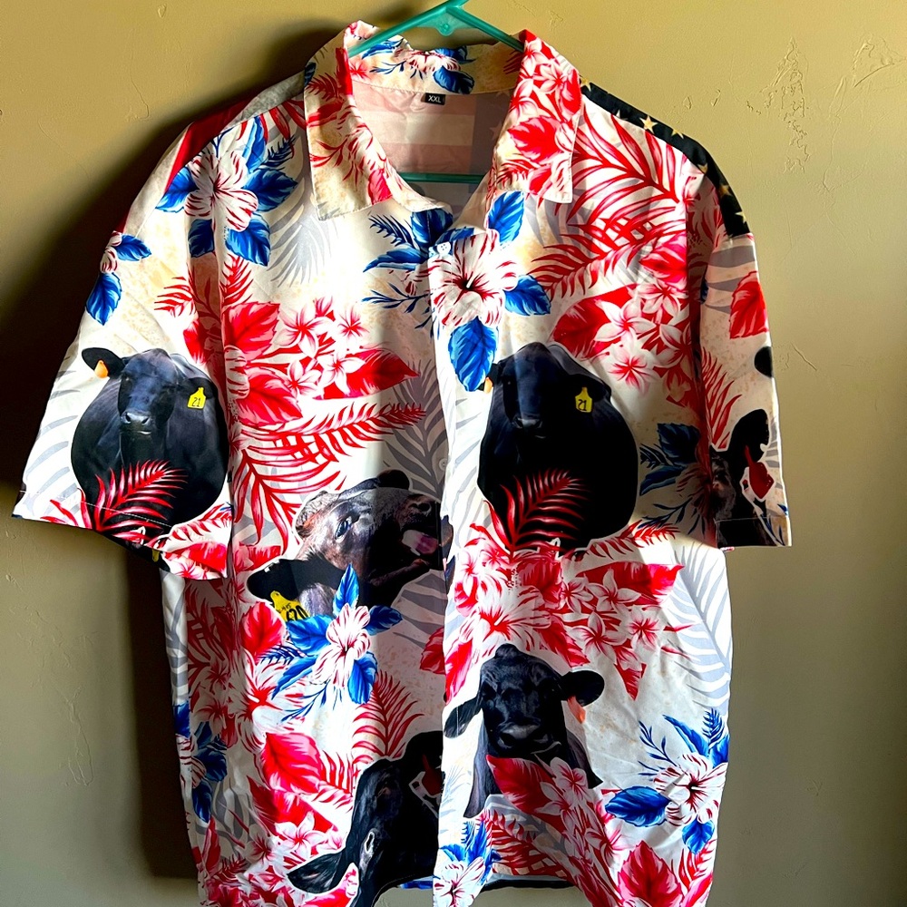 Cow Hawaiian shirt